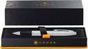 CROSS Calais Satin Chrome Rollerball (AT0115-16) Roller Ball Pen  (Ink Color - Black)...