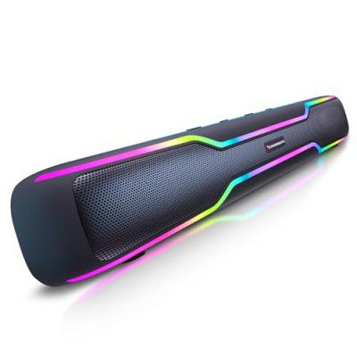 CrossBeats Blaze B50 | 50W Sound bar | Gaming RGB Light I 4000 mAh 10 Hrs Battery