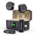 CrossBeats Clip M02 Wireless Mic for YouTube | 2.4GHz Collar Microphone ...