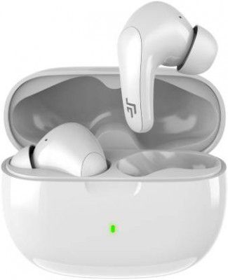 CrossBeats EPIC LITE Bluetooth Headset  (White True Wireless)