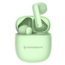 CrossBeats Newly Upgraded Airpop True Wireless Earbuds with 30Hrs Playtime Ultralight Bluetooth Earphone with Mic & Voice Assistant, Passive Noise Cancelling Airpods, Type-C Fasting Charging- Green...