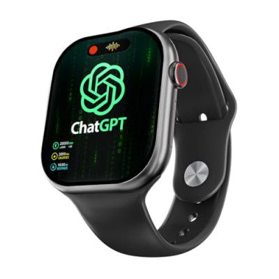CrossBeats Nexus 2.01” Super AMOLED Display Smart Watch - (Black)