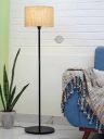 Crosscut Furniture Minimalist Design Floor Lamp (Jute Shade) LED Bulb Included, Beige...