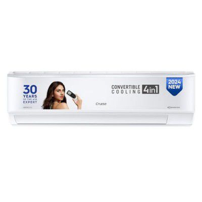 Cruise 1 Ton 3 Star Inverter Split AC with 7-Stage Air Filtration (2024 Model, CWCVBL-VQ1W123, White)