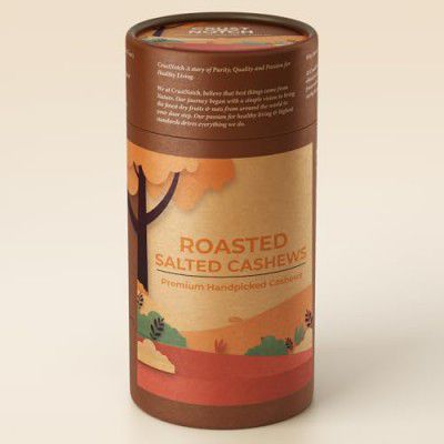 CrustNotch Premium Roasted Salted Cashews - 200g