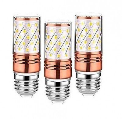 Cruv E27 Screw Type Bulb, E26 Thread Cap Type Bulb For Chandelier, Hanging & Wall Lights (Multi Pack of 3)