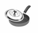 Crystal Classic Aluminium Round Fry Pan, 250mm, Multicolour...