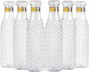 Crystal Clear Water Bottle for Fridge, for Home Office Gym School Boy, Unbreakable 1000 ml Bottle  (Pack of 6, Clear, Plastic)...