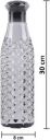 Crystal Clear Water Bottle Set of 6 1 litre 1000 ml Bottle  (Pack of 1, Multicolor, Plastic)...