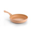 Crystal Marbo Plus Induction Bottom Nonstick Taper Fry Pan | 225 mm | Sandalwood...