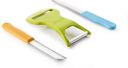 Crystal MKA-065 Value Pack 3pc Knife Peeler Multicolor Kitchen Tool Set (Multicolor)...