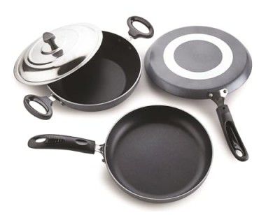 Crystal Non-Stick Cookware Set, 4 Pcs