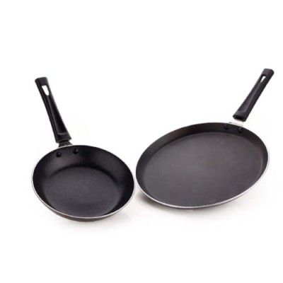Crystal Nonstick Cookware Set - 2 Pcs | Tawa 280mm + Fry Pan 200 mm