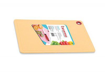 Crystal Plastic Chopping Board, Multicolor