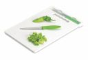 Crystal Plastic Chopping Board with Knife, Standard, Multicolor...