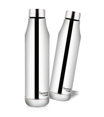 Crystal Silk Stainless Steel Water Bottle -1000 ml (Pack Of 1)