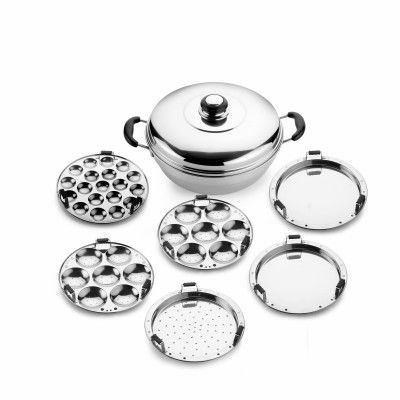 Crystal Stainless Steel 6 Pc Multi Kadai  