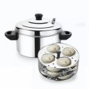 Crystal Stainless Steel Idli Cooker DLX...