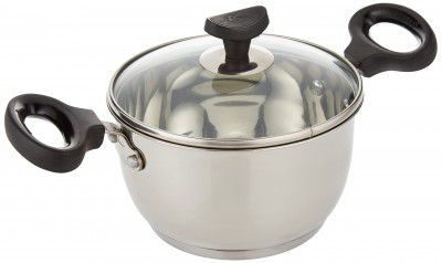 Crystal Stainless Steel Induction Bottom Casserole, 160 Mm, Standard, Multicolor