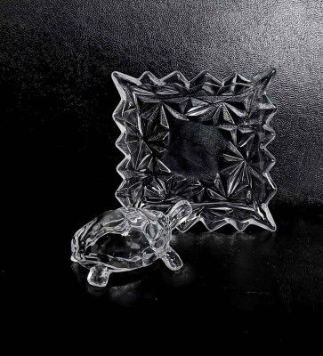 Crystal Tortoise Transparent Glass Feng Shui