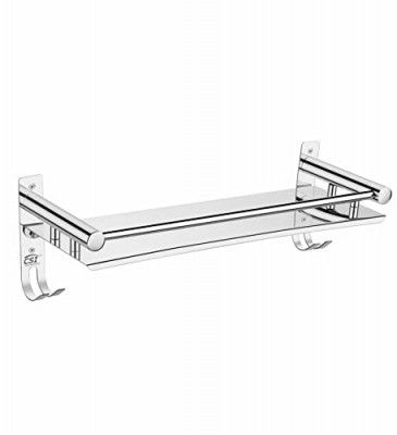 CSI INTERNATIONAL Stainless Steel 4 in 1 Multipurpose Use Bathroom Shelf/Rack/Double Soap Dish/Tumbler Holder/Soap Holder/Tooth Brush Holder/Bathroom Accessories (crome Finish 6)