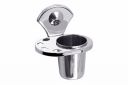 CSI INTERNATIONAL Stainless Steel Tooth-Brush/Tumbler Holder, Rust-Resistant Bathroom Accessory, Space-Saving, Multi-Functional Organizer for Toothbrush, Toothpaste, Razor, Set of 1...