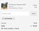 Looot @ Free : CSK Premium Keychain 2024...