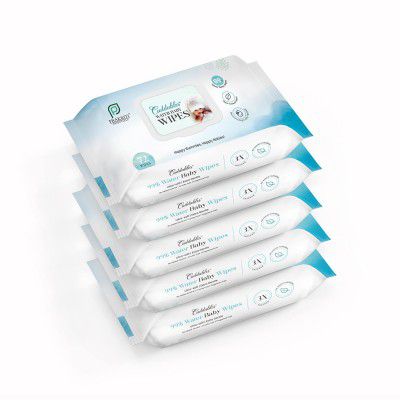 Cuddables 99% Water Baby Wipes | 72pcs X 5 Packs = 360 Wet Baby Wipes