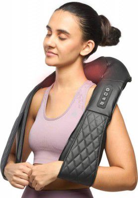 Cult Therma Relax Shiatsu Massage with Infrared Heat Therapy for Shoulder & Back, Pain Relief Massager  (Black)