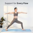 Cult Yoga Mat for Women & Men 4mm EVA Anti Slip Exercise Mat for Home Workout | Lightweight Gym Mat with Carry Strap for Yoga, Pilates, Daily Exercise & Fitness (Blue)...