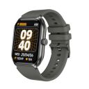 CULTSPORT Ace X1 2.04" Amoled Display Bluetooth Calling Smartwatch (Gun Metal Grey Strap, Free Size)...