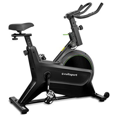 Cultsport smartbike c1 Bluetooth Enabled Exercise Spin Bike with Flywheel: 13.3lbs