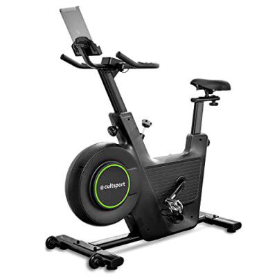Cultsport smartbike c2 Bluetooth Enabled Exercise Spin Bike with Flywheel: 13.3lbs