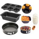Curated Cart Cake Baking Set Microwave Safe Utensils - Bread Moulds For Baking...