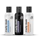 Curly Hair Plumping Primer, Hydrating Cleanser and Refresher Mist Set | Created by Savio John Pereira (pack of 3)...