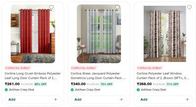  Curtain Upto 85% Off