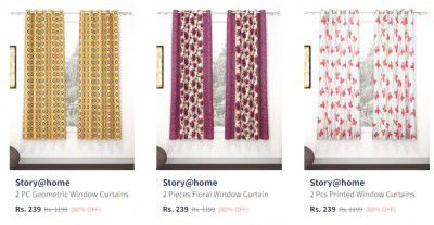 Curtains Upto 80% Off | Starts ₹239
