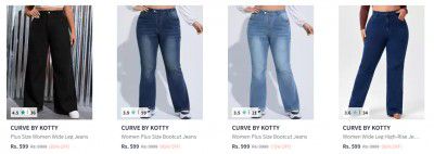 Curve By Kotty Jeans Upto 85% Off