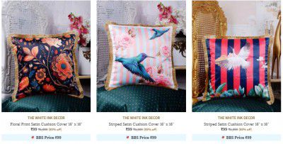 Cushions & Pillows Upto 90% Off