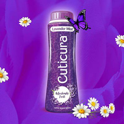 Cuticura Lavender Mist Talcum Powder 400 g