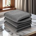 Cutting EDGE 180 GSM – Set of 3 – Car & Bike Cleaning Cloth, Reverse Scrub Microfiber Cloth with Mesh Side...