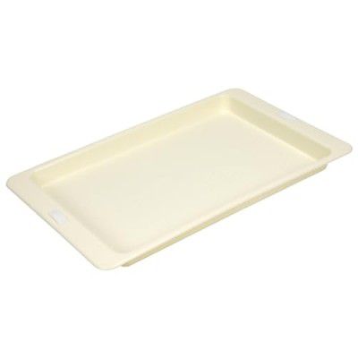 Cutting EDGE Serving Tray Rectangular Shape Platter for Kitchen Hostel & Hotels Best for Drinks Breakfast Tea Dinner and Dinning Table (White, Set of 1)