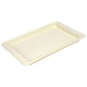Cutting EDGE Serving Tray Rectangular Shape Platter for Kitchen Hostel & Hotels Best for Drinks Breakfast Tea Dinner and Dinning Table (White, Set of 1)...