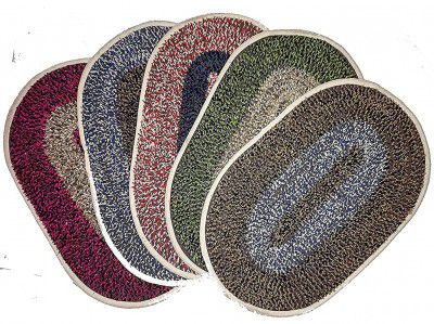 CWK 33x53 Cotton Door Mat for Bathroom Bedroom Main Door Entrance Multicolor Set of 5 CWK DM-1(33X53)