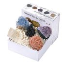 CXD-GEM Mineral Rock Crystals Gift Box Gemstone Healing Energy Stone Collection - Irregular Shape Stone Specimen(Set B)...