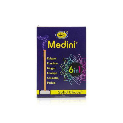Cycle Pure Medini 6 in 1 Solid Dhoop – 60 Sticks with Free Holder
