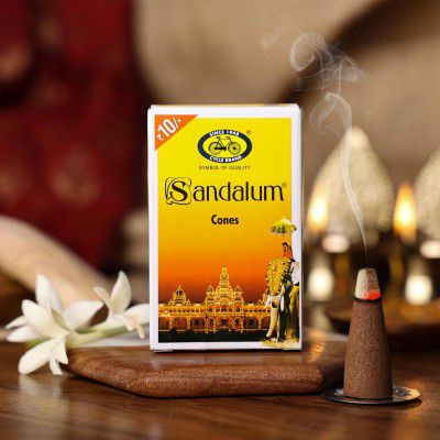 Cycle Pure Sandalum Cones | 8 Cones + Free Holder