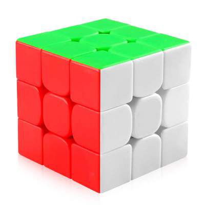 D Eternal 3x3x3 High-Speed Stickerless Magic Speedy Brainstorming Puzzle Cube Game Toy