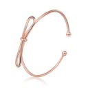 D Factor Fashion Gold Plated Bow Open Cuff Bangle Bracelet Kada for Women Gift...