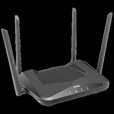 D-Link Dual Band 1500 Mbps WiFi Router (4 Antennas, 4 LAN Ports, Unprecedented Network Efficiency, DIR-X1560 AX1500, Black)